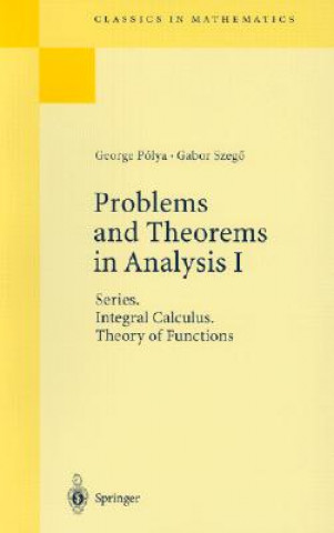 Könyv Problems and Theorems in Analysis I Georg Polya