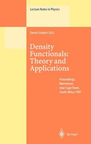 Könyv Density Functionals: Theory and Applications Daniel Joubert