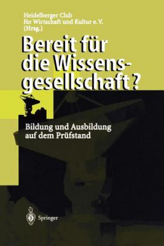 Kniha Bereit Fur Die Wissensgesellschaft? C. Egle