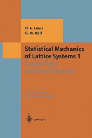 Książka Statistical Mechanics of Lattice Systems David A. Lavis