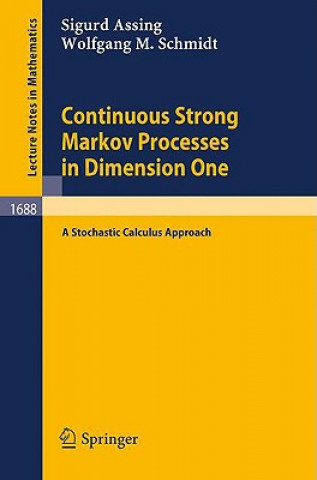 Boek Continuous Strong Markov Processes in Dimension One Sigurd Assing