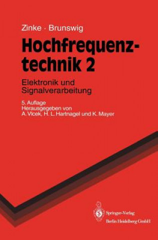 Kniha Hochfrequenztechnik Otto Zinke