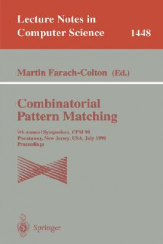 Kniha Combinatorial Pattern Matching Martin Farach-Colton