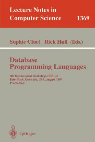 Knjiga Database Programming Languages Sophie Cluet