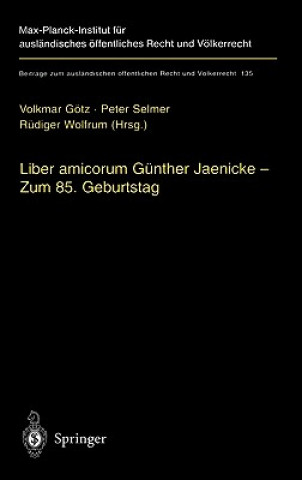 Kniha Liber Amicorum Gunther Jaenicke - Zum 85. Geburtstag C. Philipp