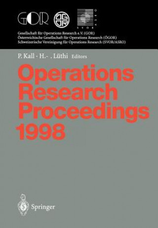 Kniha Operations Research Proceedings 1998 Peter Kall
