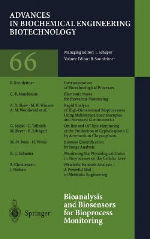 Kniha Bioanalysis and Biosensors for Bioprocess Monitoring Bernhard Sonnleitner