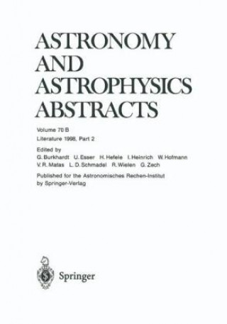 Könyv Literature 1998, Part 2 Astronomisches Rechen-Institut