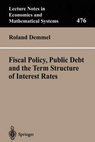 Könyv Fiscal Policy, Public Debt and the Term Structure of Interest Rates Roland Demmel