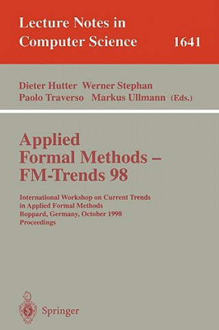 Kniha Applied Formal Methods - FM-Trends 98 Dieter Hutter