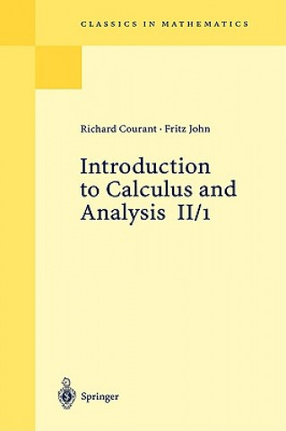 Kniha Introduction to Calculus and Analysis II/1 Richard Courant
