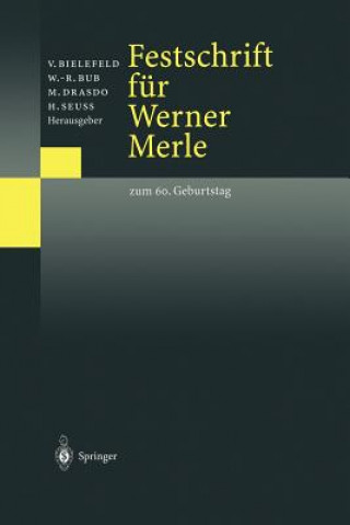 Kniha Festschrift Fur Werner Merle Volker Bielefeld