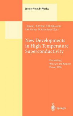 Kniha New Developments in High Temperature Superconductivity Jan Klamut