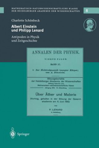Könyv Albert Einstein Und Philipp Lenard Charlotte Schönbeck