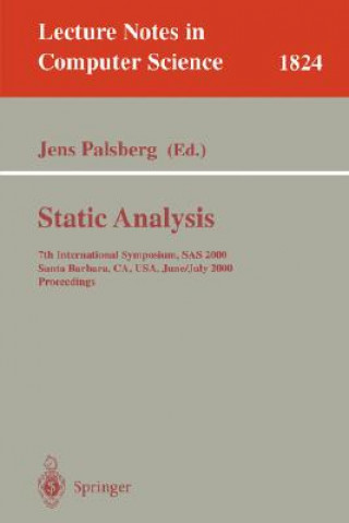 Книга Static Analysis Jens Palsberg