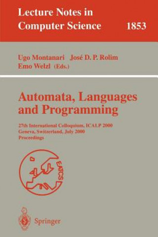 Könyv Automata, Languages and Programming Ugo Montanari