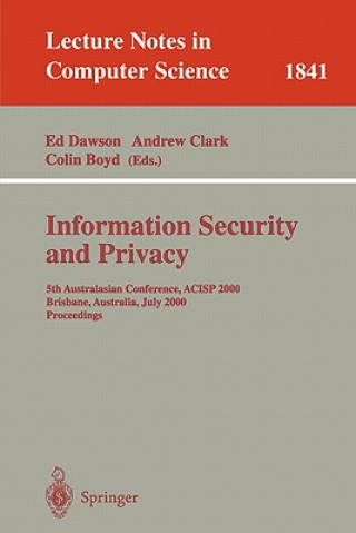 Книга Information Security and Privacy Ed Dawson
