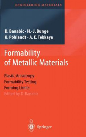 Buch Formability of Metallic Materials Dorel Banabic