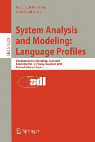 Kniha System Analysis and Modeling: Language Profiles Reinhard Gotzhein