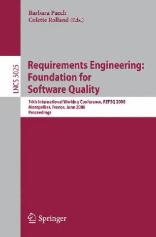 Kniha Requirements Engineering: Foundation for Software Quality Barbara Paech