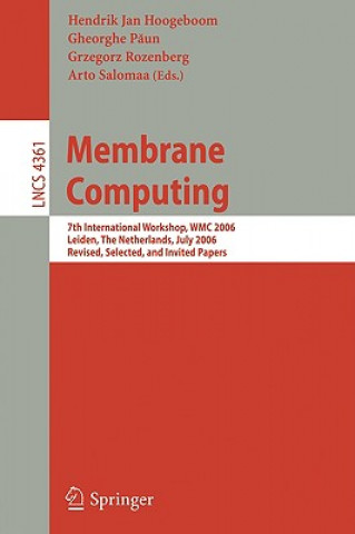 Kniha Membrane Computing Hendrik Jan Hoogeboom