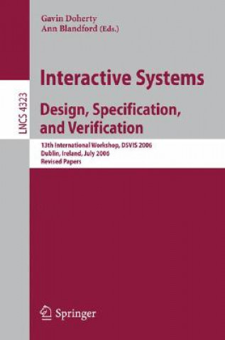 Livre Interactive Systems. Design, Specification, and Verification Gavin Doherty