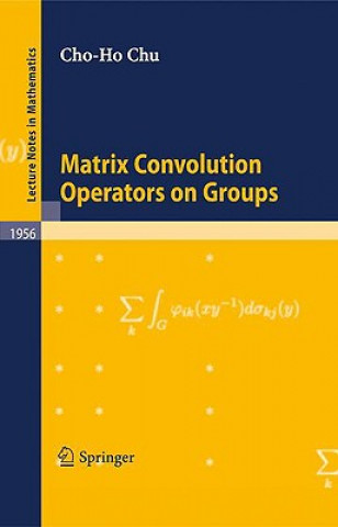 Carte Matrix Convolution Operators on Groups Cho-Ho Chu