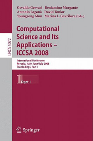 Książka Computational Science and Its Applications - ICCSA 2008 Osvaldo Gervasi