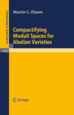 Książka Compactifying Moduli Spaces for Abelian Varieties Martin C. Olsson