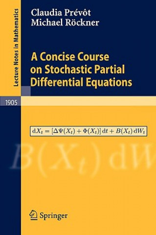Kniha A Concise Course on Stochastic Partial Differential Equations Claudia Prévot