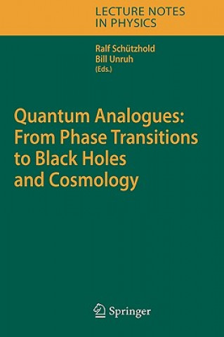 Βιβλίο Quantum Analogues: From Phase Transitions to Black Holes and Cosmology William G. Unruh