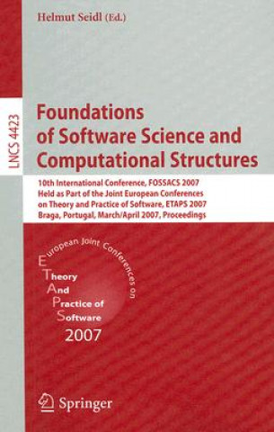 Kniha Foundations of Software Science and Computational Structures Helmut Seidl