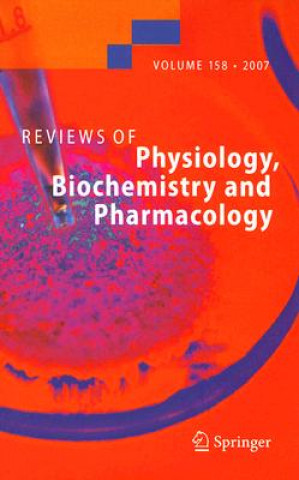 Könyv Reviews of Physiology, Biochemistry and Pharmacology 158 S.G. Amara