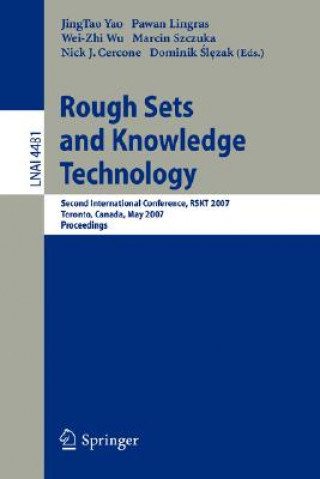 Book Rough Sets and Knowledge Technology JingTao Yao