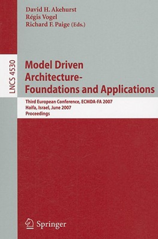 Book Model Driven Architecture - Foundations and Applications David Akehurst