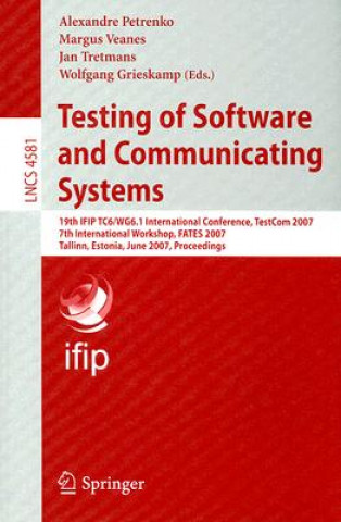 Carte Testing of Software and Communicating Systems Margus Veanes