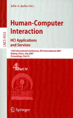 Kniha Human-Computer Interaction. HCI Applications and Services Julie A. Jacko