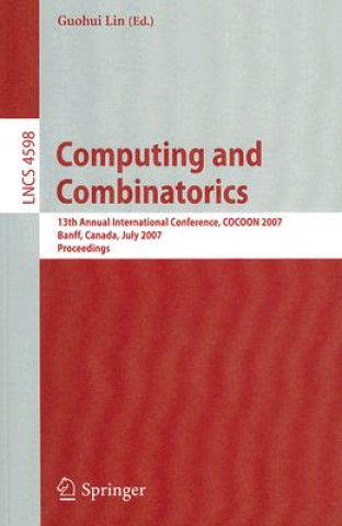 Kniha Computing and Combinatorics Guohui Lin
