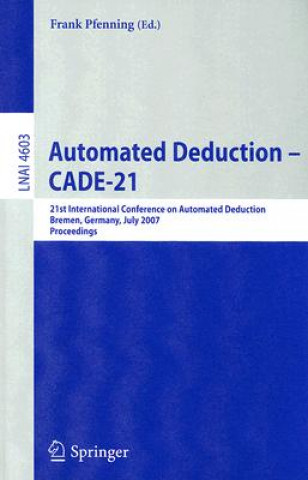 Książka Automated Deduction - CADE-21 Frank Pfenning