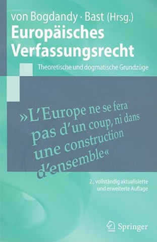 Kniha Europaisches Verfassungsrecht Armin von Bogdandy