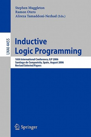 Kniha Inductive Logic Programming Stephen Muggleton