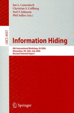 Kniha Information Hiding Jan Camenisch