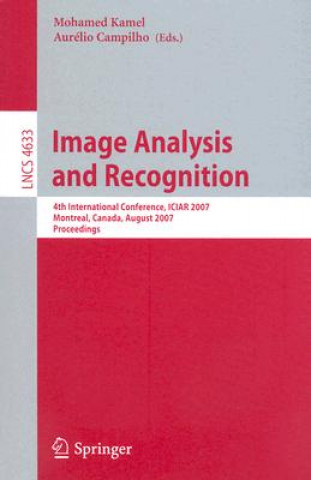Kniha Image Analysis and Recognition Mohamed Kamel