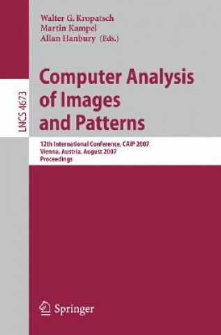 Könyv Computer Analysis of Images and Patterns Walter G. Kropatsch
