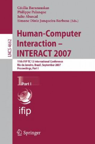 Book Human-Computer Interaction - INTERACT 2007 Cecília Baranauskas