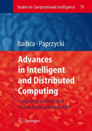 Könyv Advances in Intelligent and Distributed Computing Costin Badica