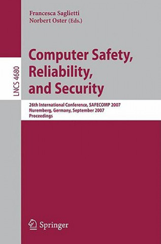 Książka Computer Safety, Reliability, and Security Francesca Saglietti