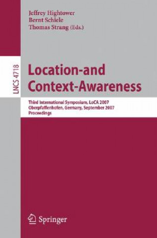 Kniha Location- and Context-Awareness Jeffrey Hightower