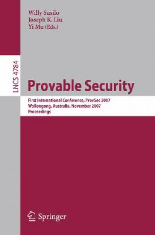 Książka Provable Security Willy Susilo