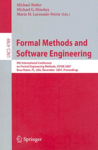 Kniha Formal Methods and Software Engineering Michael Butler